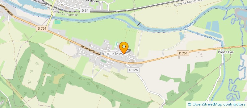 localisation de l'entreprise MONSIEUR JOHAN BROUILLARD  DOM-LE-MESNIL