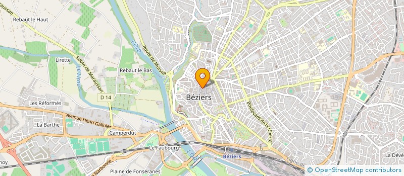 localisation de l'entreprise MONSIEUR JOHAN CAETANO  BEZIERS