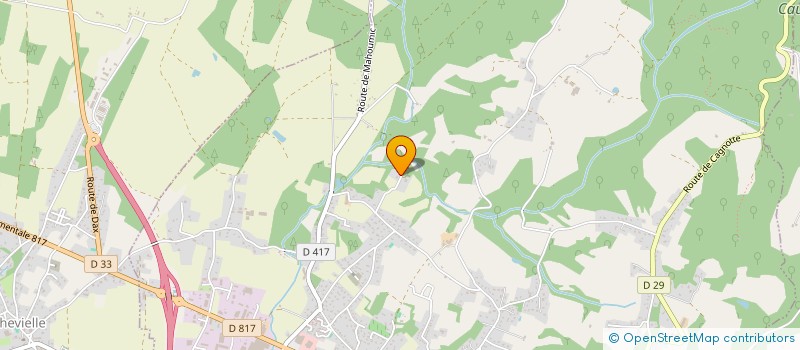 localisation de l'entreprise MONSIEUR JOHAN CAMUS  PEYREHORADE