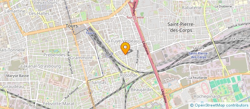 localisation de l'entreprise MONSIEUR JOHAN CANTOURNET à TOURS