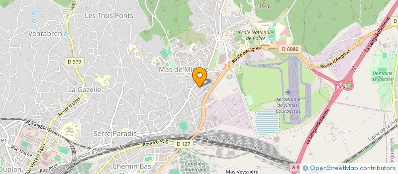 localisation de l'entreprise MONSIEUR JOHAN CARRON  NIMES