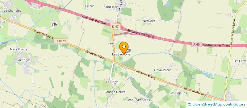 localisation de l'entreprise MONSIEUR JOHAN CATANIA  SAINT-GENIS-SUR-MENTHON