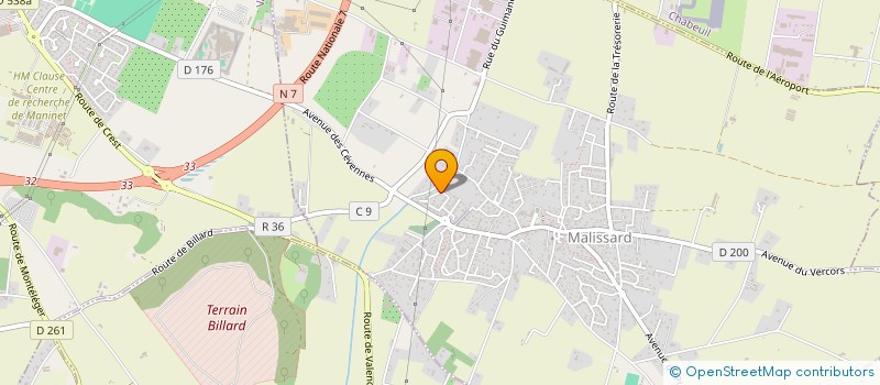 localisation de l'entreprise MONSIEUR JOHAN CEUTERICKX  MONTMEYRAN