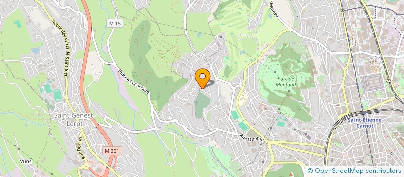 localisation de l'entreprise MONSIEUR JOHAN CHAMPSAUR  SAINT-ETIENNE