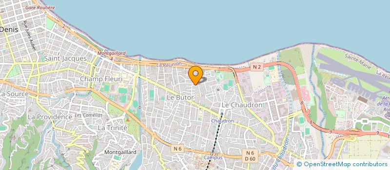 localisation de l'entreprise MONSIEUR JOHAN CHAN HIN CHUN  SAINT-DENIS