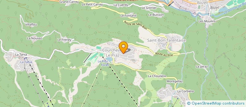 localisation de l'entreprise MONSIEUR JOHAN CHARDON à COURCHEVEL