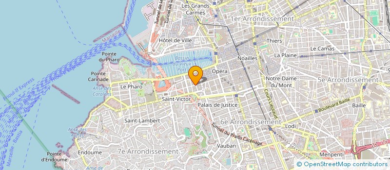 localisation de l'entreprise MONSIEUR JOHAN CHATEAU à MARSEILLE