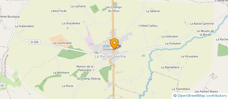localisation de l'entreprise MONSIEUR JOHAN CHAUMIER à LE PIN-LA-GARENNE