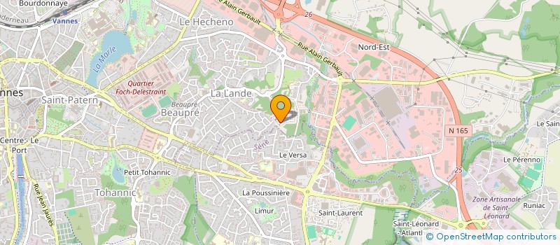 localisation de l'entreprise MONSIEUR JOHAN CHEVALIER à VANNES