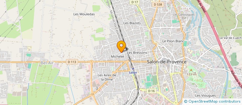 localisation de l'entreprise MONSIEUR JOHAN CHIARELLO à SALON-DE-PROVENCE