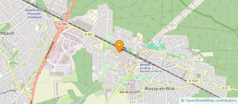 localisation de l'entreprise MONSIEUR JOHAN COLAS  ROISSY EN BRIE