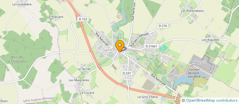 localisation de l'entreprise MONSIEUR JOHAN COLLARD  SAINT-SAVINIEN