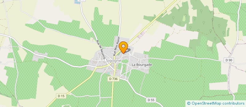 localisation de l'entreprise MONSIEUR JOHAN COMPAGNON  SIGOGNE
