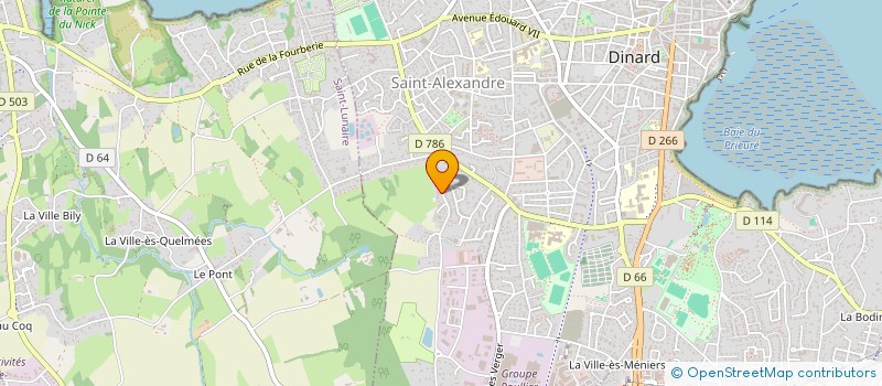 localisation de l'entreprise MONSIEUR JOHAN CORBEL  DINARD