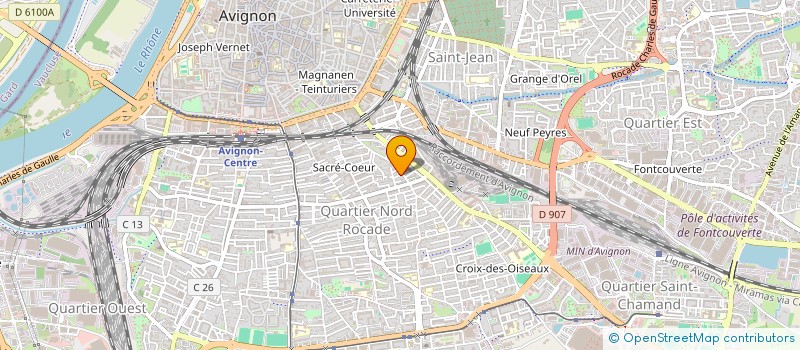 localisation de l'entreprise MONSIEUR JOHAN COSTE  AVIGNON
