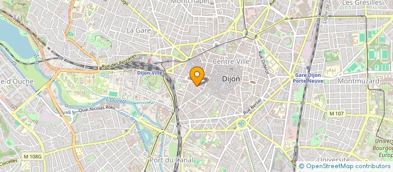 localisation de l'entreprise MONSIEUR JOHAN COTE à DIJON