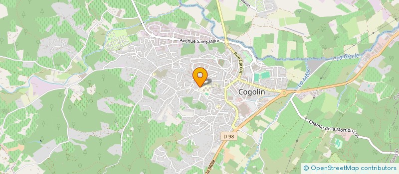 localisation de l'entreprise MONSIEUR JOHAN DAGNINO à COGOLIN