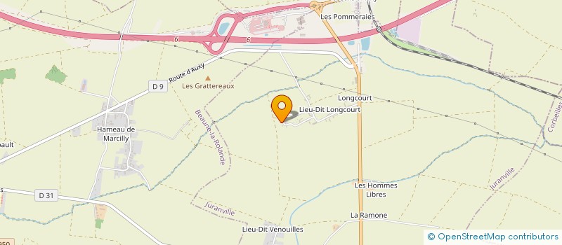 localisation de l'entreprise MONSIEUR JOHAN DAUDIER à JURANVILLE