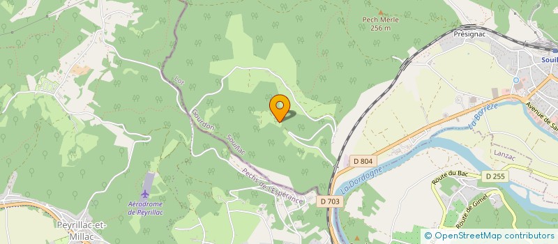 localisation de l'entreprise MONSIEUR JOHAN DE FIJTER  SOUILLAC