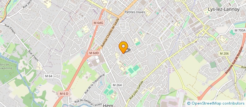 localisation de l'entreprise MONSIEUR JOHAN DECOTTIGNIES  HEM