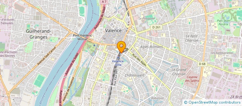 localisation de l'entreprise MONSIEUR JOHAN DELCROIX  VALENCE