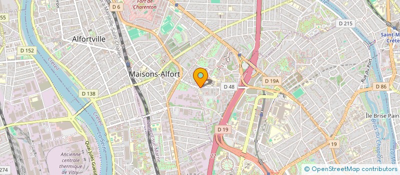 localisation de l'entreprise MONSIEUR JOHAN DELEPINE  MAISONS-ALFORT