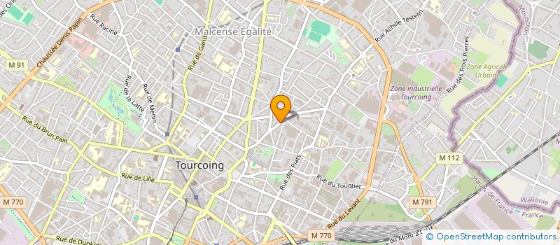 localisation de l'entreprise MONSIEUR JOHAN DEMOL  TOURCOING