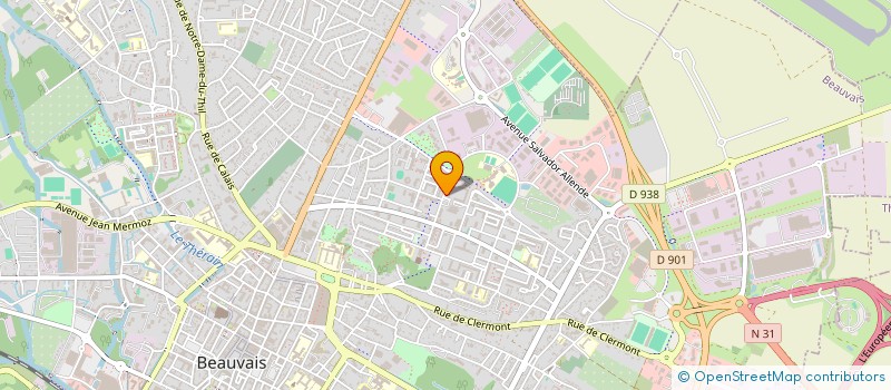 localisation de l'entreprise MONSIEUR JOHAN DEROCHE  BEAUVAIS