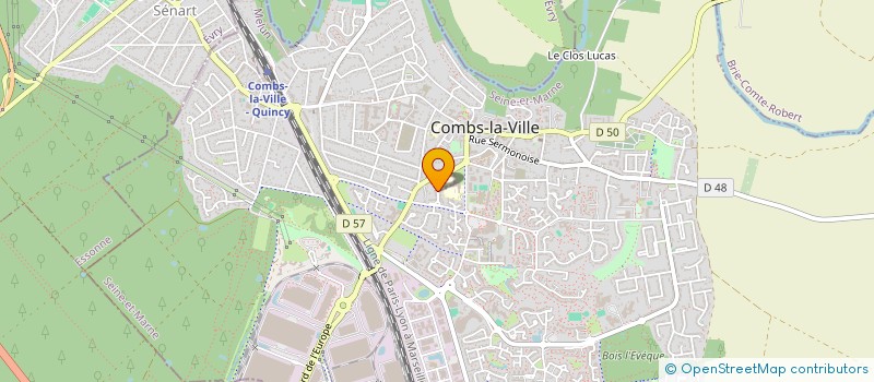 localisation de l'entreprise MONSIEUR JOHAN DIAS  COMBS-LA-VILLE