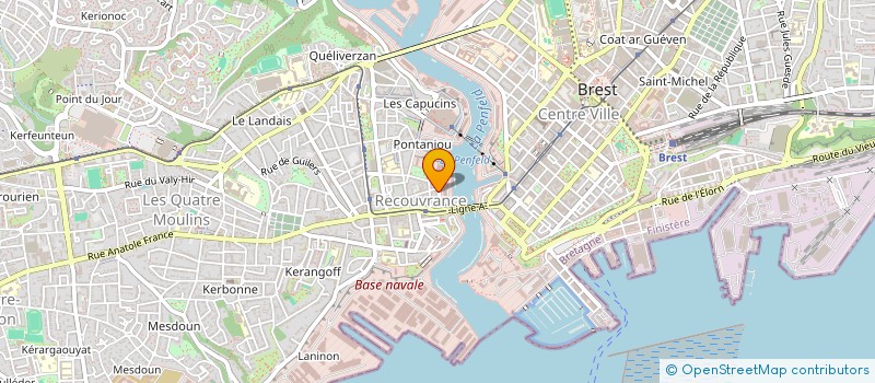 localisation de l'entreprise MONSIEUR JOHAN DREUILHE à BREST