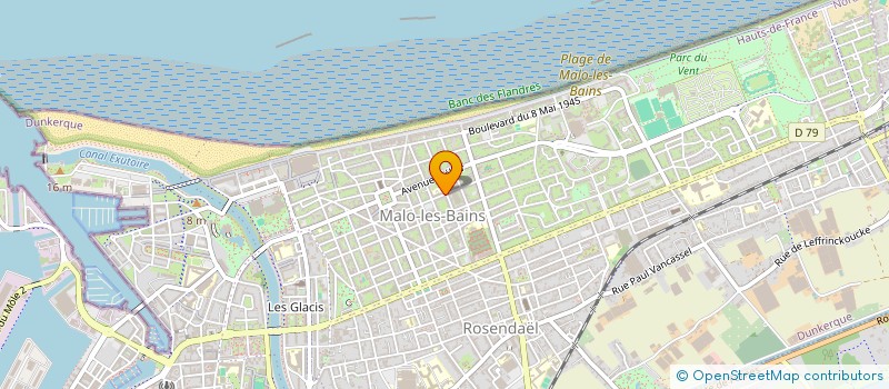 localisation de l'entreprise MONSIEUR JOHAN DUFORET à DUNKERQUE