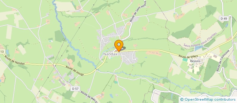 localisation de l'entreprise MONSIEUR JOHAN DUGAMIN  NANDAX