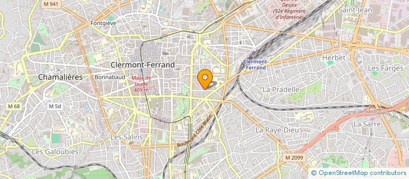 localisation de l'entreprise MONSIEUR JOHAN DURIAUX  CLERMONT-FERRAND