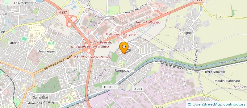 localisation de l'entreprise MONSIEUR JOHAN DUVAL  PERIGNY