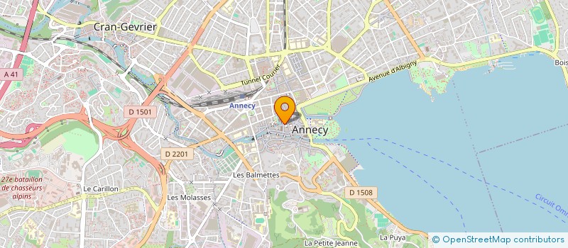 localisation de l'entreprise MONSIEUR JOHAN ESCALE  ANNECY