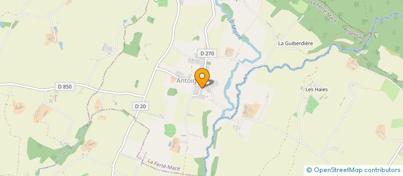 localisation de l'entreprise MONSIEUR JOHAN ESNAULT à SAINT-OUEN-LE-BRISOULT