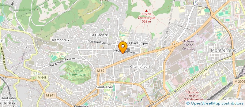 localisation de l'entreprise MONSIEUR JOHAN FALKOUSKA à CLERMONT-FERRAND