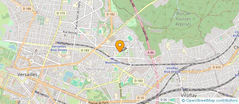 localisation de l'entreprise MONSIEUR JOHAN FAMCHON à VERSAILLES
