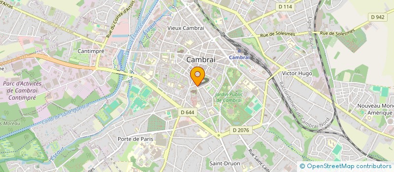 localisation de l'entreprise MONSIEUR JOHAN FERNANDES à CAMBRAI