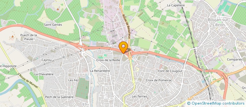 localisation de l'entreprise MONSIEUR JOHAN FERNANDES  BEZIERS