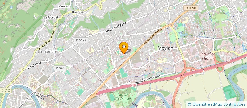 localisation de l'entreprise MONSIEUR JOHAN FLANDINET  MEYLAN