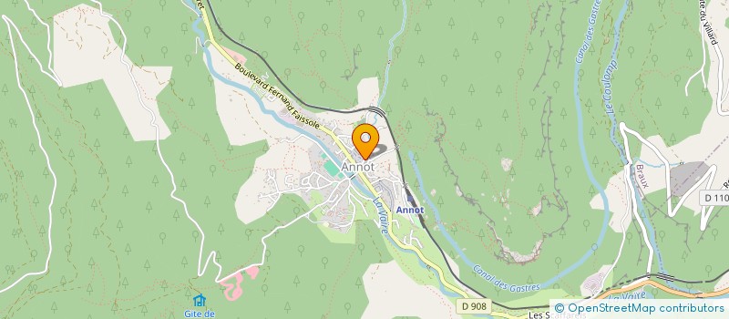 localisation de l'entreprise MONSIEUR JOHAN FLEURETTE  ANNOT