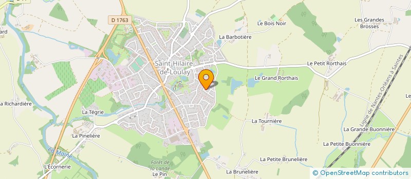 localisation de l'entreprise MONSIEUR JOHAN FRANCHETEAU à MONTAIGU-VENDEE