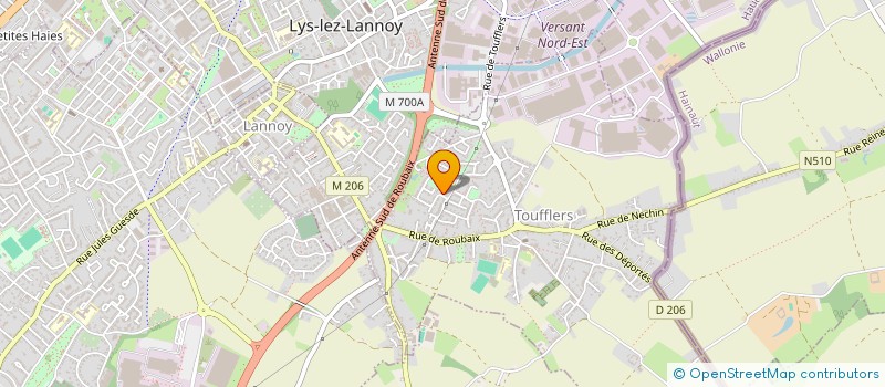 localisation de l'entreprise MONSIEUR JOHAN GANOVA  TOUFFLERS