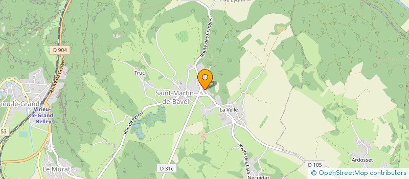 localisation de l'entreprise MONSIEUR JOHAN GARCIA  SAINT-MARTIN-DE-BAVEL