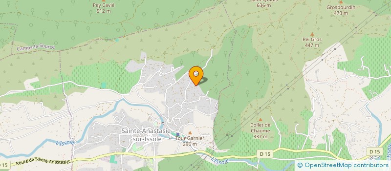 localisation de l'entreprise MONSIEUR JOHAN GARCIN  SAINTE-ANASTASIE-SUR-ISSOLE