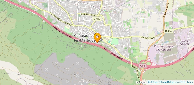 localisation de l'entreprise MONSIEUR JOHAN GAUTREAU  MEJANNES-LE-CLAP