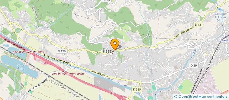 localisation de l'entreprise MONSIEUR JOHAN GAVARD  PASSY