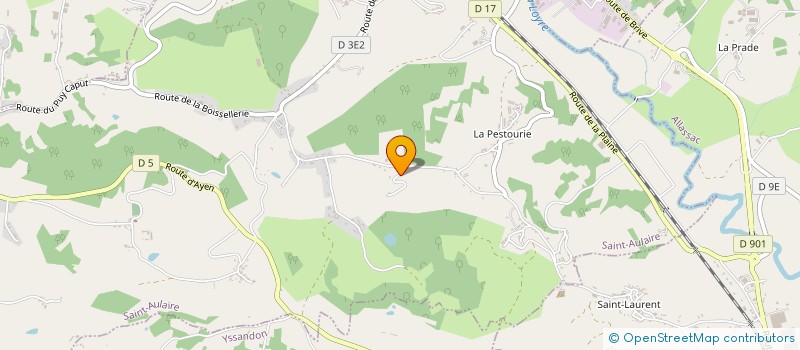 localisation de l'entreprise MONSIEUR JOHAN GAYE  SAINT-AULAIRE