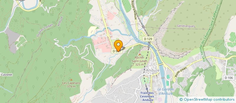 localisation de l'entreprise MONSIEUR JOHAN GEAY  ANDUZE